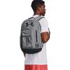 imageUnder Armour Halftime Backpack Black 001White One Size Fits AllPitch Gray Medium Heather 012Black