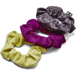 imageUnder Armour Blitzing Scrunchie 3 Pack057 Ash Taupe  Lime Yellow  White