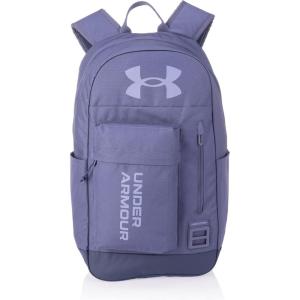 imageUnder Armour Halftime Backpack Black 001White One Size Fits All558 Tempered Steel  Midnight Navy  Aurora Purple