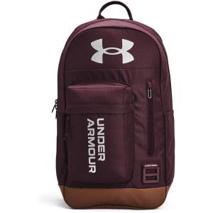 imageUnder Armour Halftime Backpack Black 001White One Size Fits AllDark Maroon 600Metallic Silver
