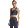 imageUnder Armour Womens Crossback Longline Mid Impact Sports Bra044 Downpour Gray   White