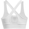 imageUnder Armour Womens Crossback Longline Mid Impact Sports Bra100 White   Mod Gray