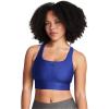 imageUnder Armour Womens Crossback Longline Mid Impact Sports Bra400 Team Royal   Black