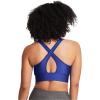 imageUnder Armour Womens Crossback Longline Mid Impact Sports Bra400 Team Royal   Black
