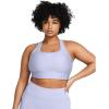 imageUnder Armour Womens Crossback Longline Mid Impact Sports Bra539 Celeste   White