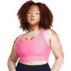 imageUnder Armour Womens Crossback Longline Mid Impact Sports Bra682 Fluo Pink   White