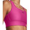 imageUnder Armour Womens Crossback Longline Mid Impact Sports Bra686 Astro Pink   Black