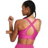 imageUnder Armour Womens Crossback Longline Mid Impact Sports Bra686 Astro Pink   Black