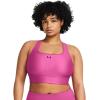 imageUnder Armour Womens Crossback Longline Mid Impact Sports Bra686 Astro Pink   Black
