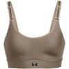 imageUnder Armour Womens Infinity Mid Impact Sports Bra200 Taupe Dusk   Black