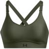 imageUnder Armour Womens Infinity Mid Impact Sports Bra391 Marine Od Green   Black