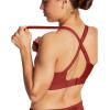 imageUnder Armour Womens Infinity Mid Impact Sports Bra840 Earthen Orange   Earthen Orange