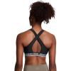 imageUnder Armour Womens Project Rock Crossback Mid Impact Sports Bra001 Black   White