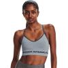 imageUnder Armour Womens Seamless Low Impact Long Sports Bra465 Harbor Blue   Gravel