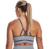 imageUnder Armour Womens Seamless Low Impact Long Sports Bra465 Harbor Blue   Gravel
