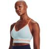 imageUnder Armour Womens Seamless Low Impact Long Sports Bra469 Fuse Teal   Afterglow