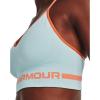 imageUnder Armour Womens Seamless Low Impact Long Sports Bra469 Fuse Teal   Afterglow