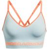 imageUnder Armour Womens Seamless Low Impact Long Sports Bra469 Fuse Teal   Afterglow