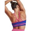 imageUnder Armour Womens Seamless Low Impact Long Sports Bra486 Versa Blue   Pink Punk