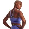 imageUnder Armour Womens Seamless Low Impact Long Sports Bra495 Baja Blue   Sonar Blue