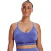 imageUnder Armour Womens Seamless Low Impact Long Sports Bra495 Baja Blue   Sonar Blue