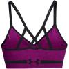 imageUnder Armour Womens Seamless Low Impact Long Sports Bra573 Mystic Magenta  Black  Black