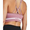 imageUnder Armour Womens Seamless Low Impact Long Sports Bra697 Pink Elixir  Pink Elixir  White