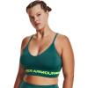 imageUnder Armour Womens Seamless Low Impact Long Sports Bra722 Coastal Teal   Lime Surge