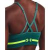imageUnder Armour Womens Seamless Low Impact Long Sports Bra722 Coastal Teal   Lime Surge