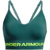 imageUnder Armour Womens Seamless Low Impact Long Sports Bra722 Coastal Teal   Lime Surge