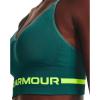 imageUnder Armour Womens Seamless Low Impact Long Sports Bra722 Coastal Teal   Lime Surge