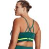 imageUnder Armour Womens Seamless Low Impact Long Sports Bra722 Coastal Teal   Lime Surge