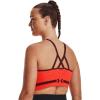 imageUnder Armour Womens Seamless Low Impact Long Sports Bra810 Bolt Red  Chestnut Red  Chestnut Red