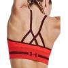 imageUnder Armour Womens Seamless Low Impact Long Sports Bra810 Bolt Red  Chestnut Red  Chestnut Red
