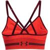 imageUnder Armour Womens Seamless Low Impact Long Sports Bra810 Bolt Red  Chestnut Red  Chestnut Red