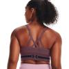 imageUnder Armour Womens Seamless Low Impact Long Sports BraAsh Plum 554Black