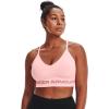 imageUnder Armour Womens Seamless Low Impact Long Sports BraBeta Tint 659Stardust Pink