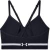 imageUnder Armour Womens Seamless Low Impact Long Sports BraBlack 001Halo Gray