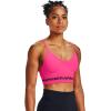 imageUnder Armour Womens Seamless Low Impact Long Sports BraCerise 653Pink Lemonade
