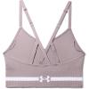 imageUnder Armour Womens Seamless Low Impact Long Sports BraDash Pink 667White