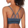 imageUnder Armour Womens Seamless Low Impact Long Sports BraMechanic Blue 467Black