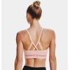 imageUnder Armour Womens Seamless Low Impact Long Sports BraMicro Pink 685Pink Clay