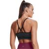 imageUnder Armour Womens Seamless Low Impact Long Sports BraPitch Gray 012Black