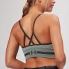 imageUnder Armour Womens Seamless Low Impact Long Sports BraSilica Green 348Baroque Green