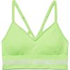 imageUnder Armour Womens Seamless Low Impact Long Sports BraSummer Lime 162White