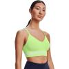 imageUnder Armour Womens Seamless Low Impact Long Sports BraSummer Lime 162White