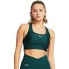 imageUnder Armour Womens Crossback Longline Mid Impact Sports Bra449 Hydro Teal   White