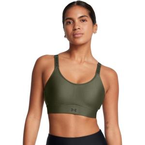imageUnder Armour Womens Infinity Mid Impact Sports Bra391 Marine Od Green   Black