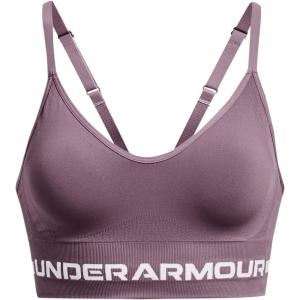 imageUnder Armour Womens Seamless Low Impact Long Sports Bra500 Misty Purple   White