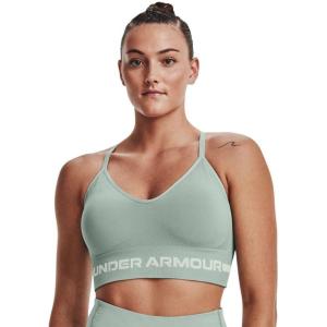 imageUnder Armour Womens Seamless Low Impact Long Sports Bra781 Opal Green   Illusion Green